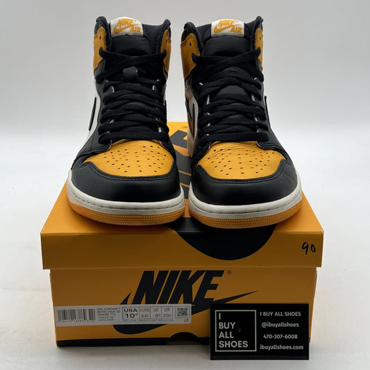 Size 10.5 - Air Jordan 1 Retro OG High Yellow Toe (555088-711)
