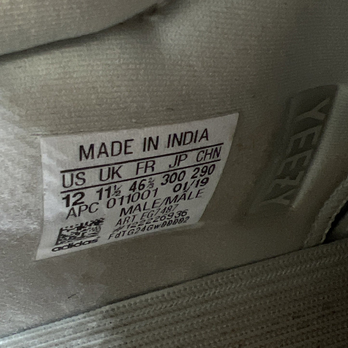 Size 12 - Adidas Yeezy Boost 700 Salt (EG7487)