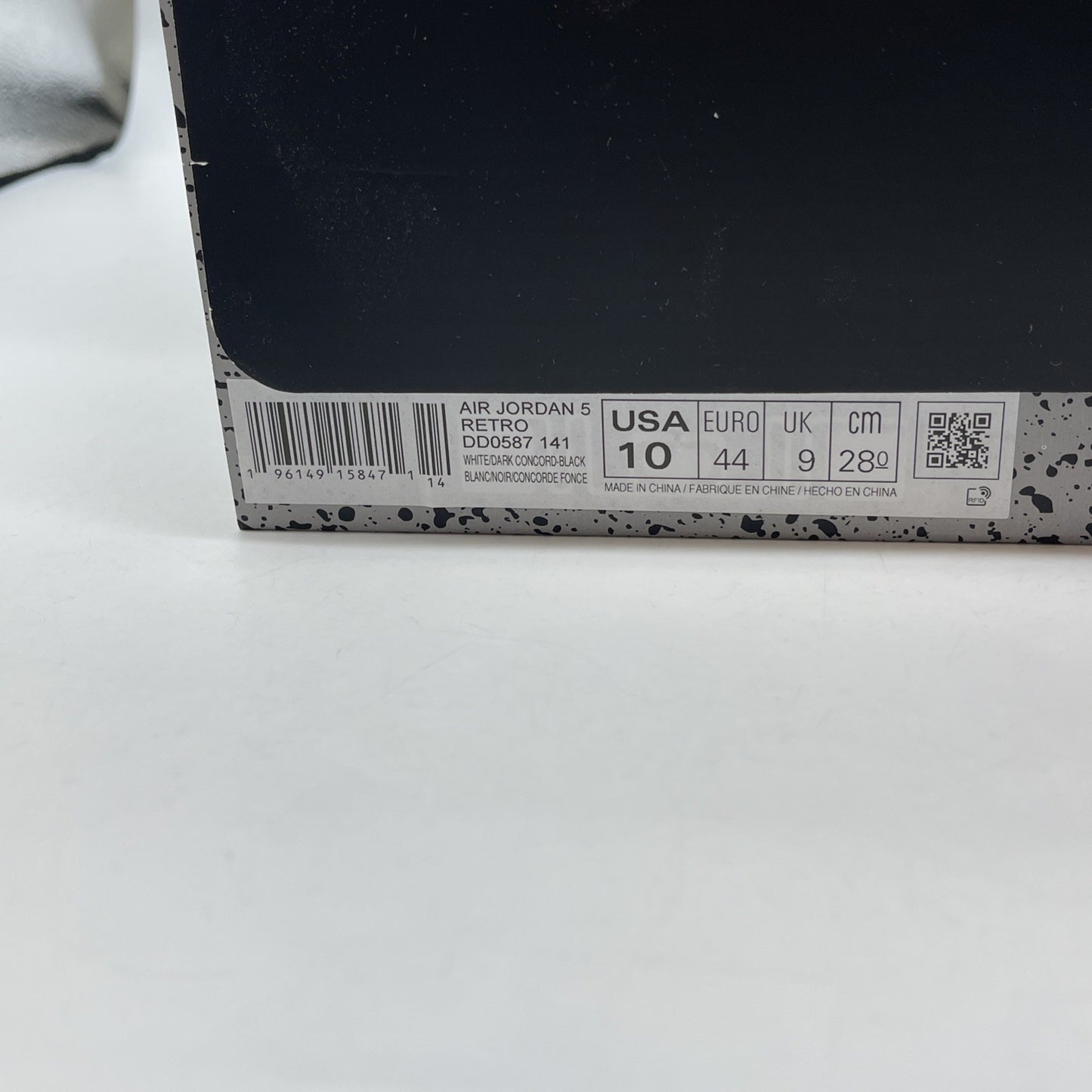 Size 10 - Jordan 5 Concord White Purple Black Leather (DD0587-141)