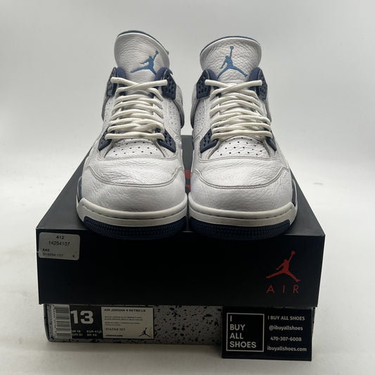 Size 13 - Air Jordan 4 Retro LS Columbia (314254-107)