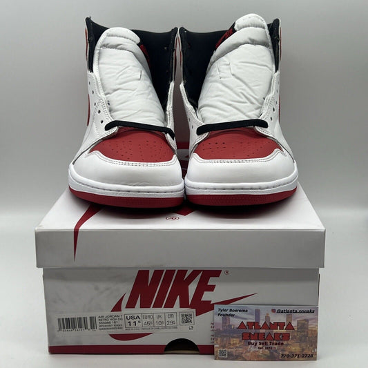 Size 11.5 - Jordan 1 Retro OG High Heritage White Red Black Brand New Og All