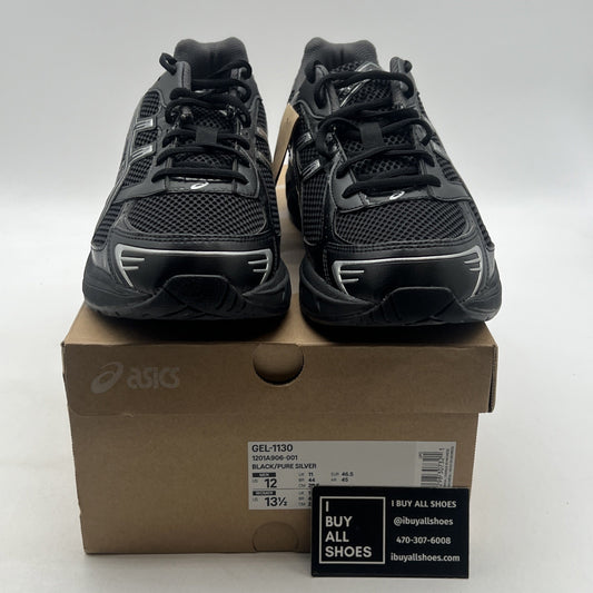 Size 12 - ASICS Gel 1130 Black Pure Silver (1201A906-001)