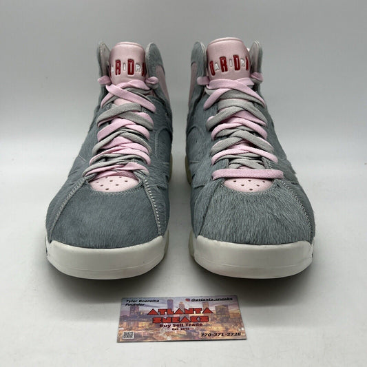 Size 12.5 - Air Jordan 7 Retro SE Hare 2.0 Grey Pink White (CT8527-002)
