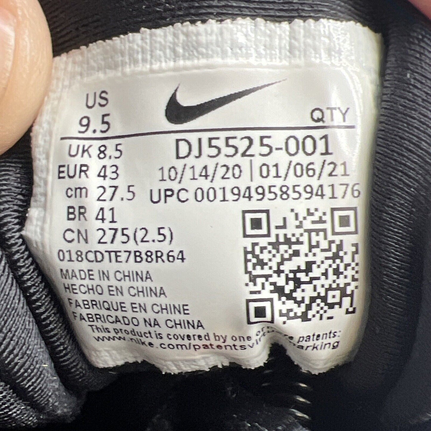 Size 9.5 - Nike Air VaporMax Plus Fresh (DJ5525-001)