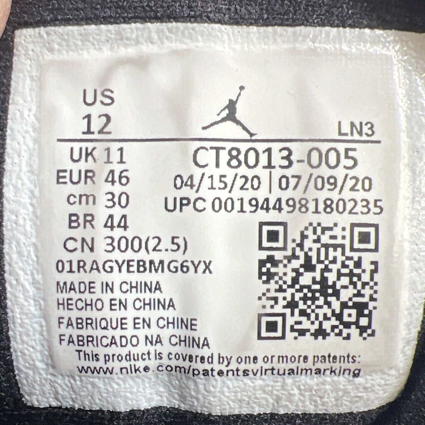 Size 12 - Air Jordan 12 Retro Dark Concord (CT8013-005)
