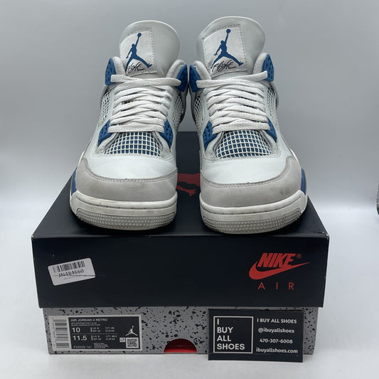 Size 10 - Air Jordan 4 Retro 2024 Military Blue (FV5029-141)