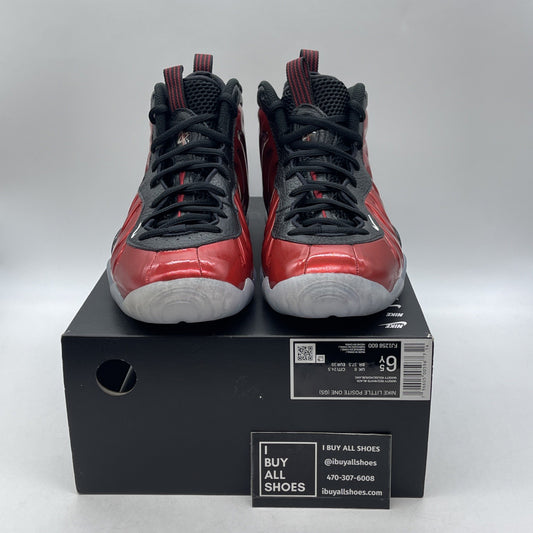 Size 6.5 (GS) - Nike Little Posite One 2023 Mid Metallic Red (FJ1258-600)