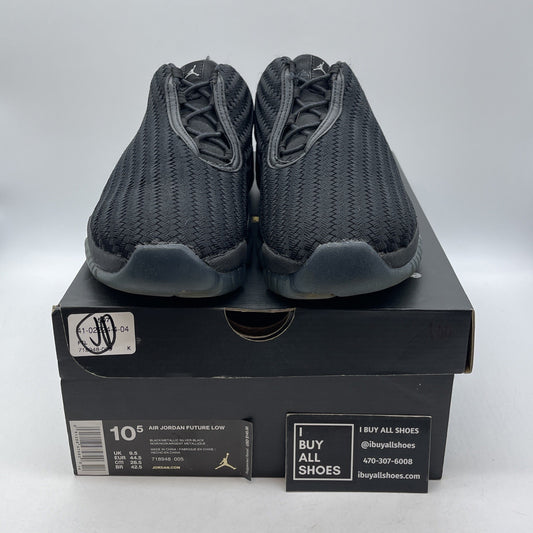 Size 10.5 - Air Jordan Future Low Gamma Black Suede (718948-005)