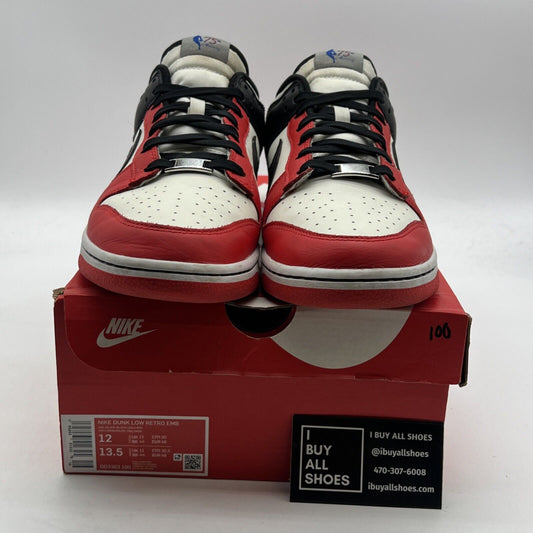 Size 12 - Nike Dunk Low EMB x NBA 75th Anniversary - Bulls 2021 (DD3363-100)