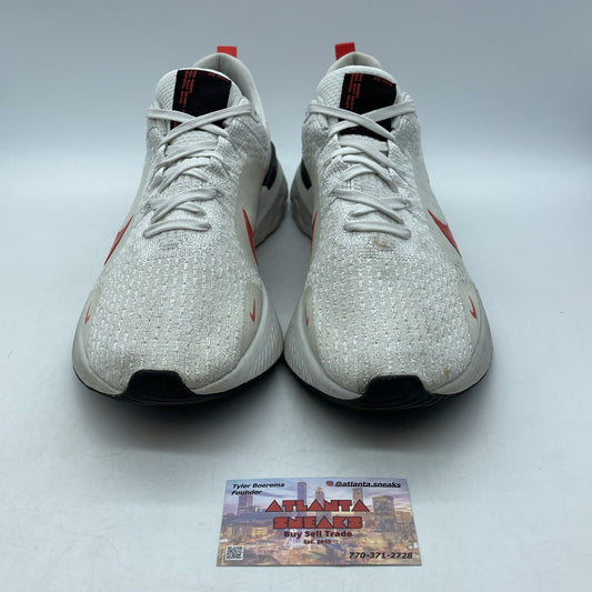 Size 12 - Nike React Infinity Run Flyknit 3 White Light Crimson (DZ3014-100)