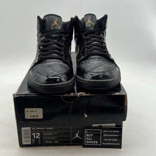 Size 12 - Air Jordan 1 Retro PL 2003 Metallic Gold (136085-070)