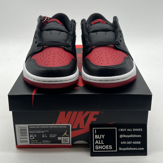 Size 5.5W - Air Jordan 1 Retro Low OG UNC To Chicago Red (CZ0775-046)