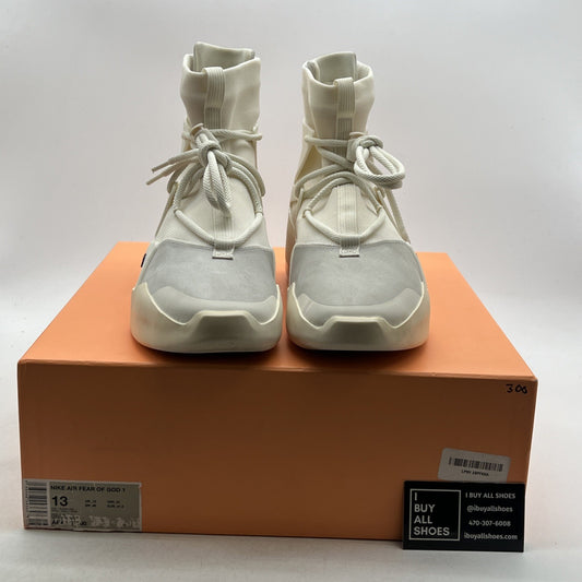 Size 13 - Nike Air Fear Of God 1 Sail (AR4237-100)