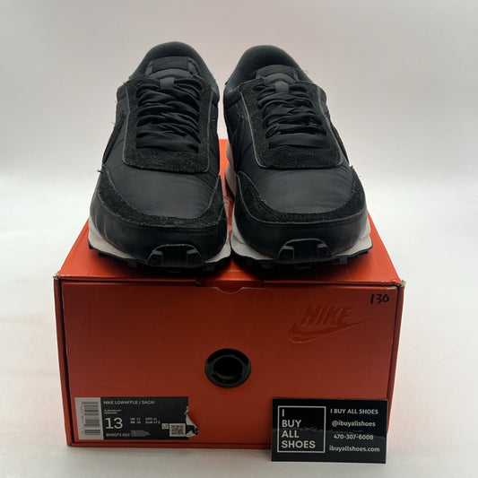 Size 13 - Nike sacai x LDWaffle Black Nylon (BV0073-002)