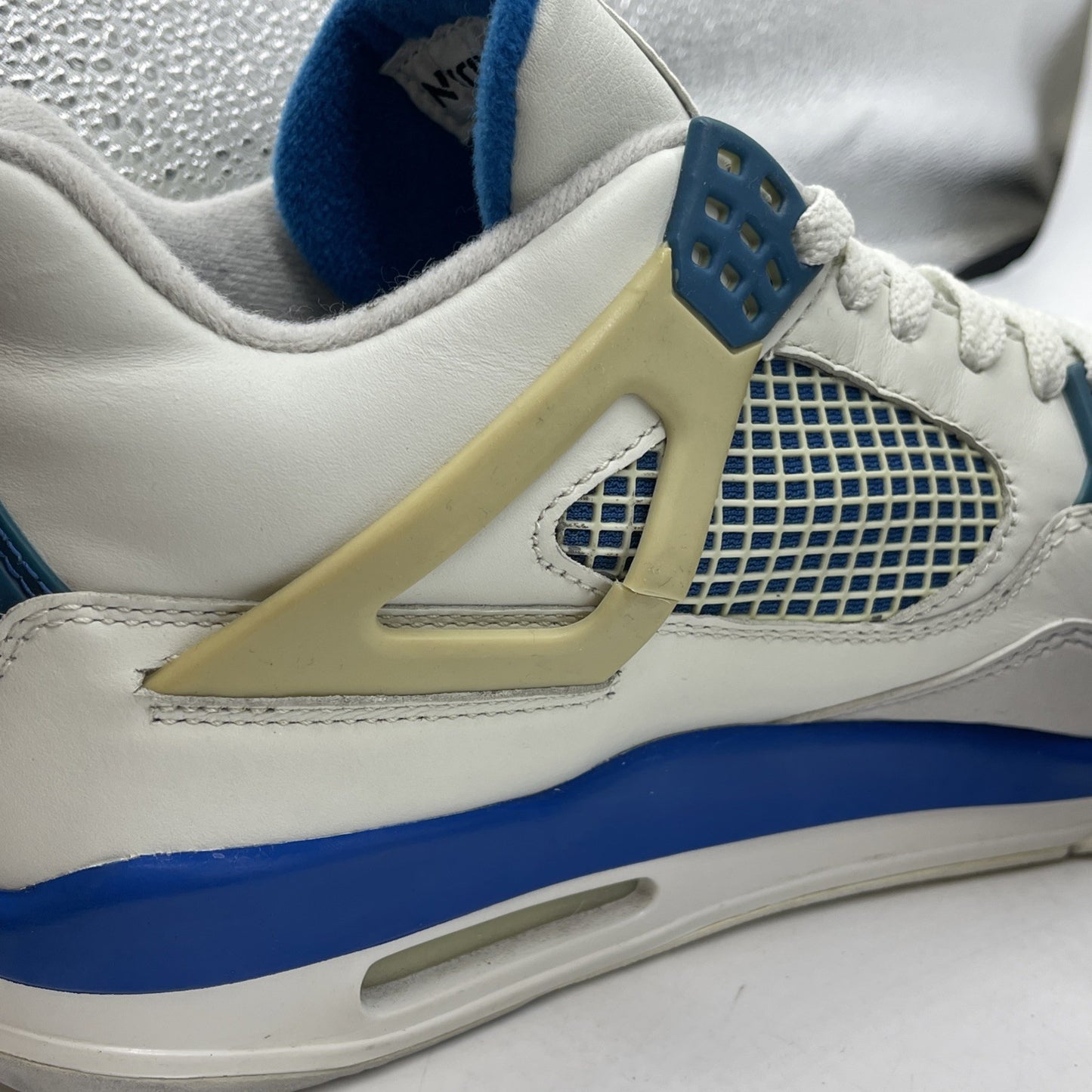 Size 10.5 - Air Jordan 4 Retro 2006 Military Blue White Suede (308497-141)