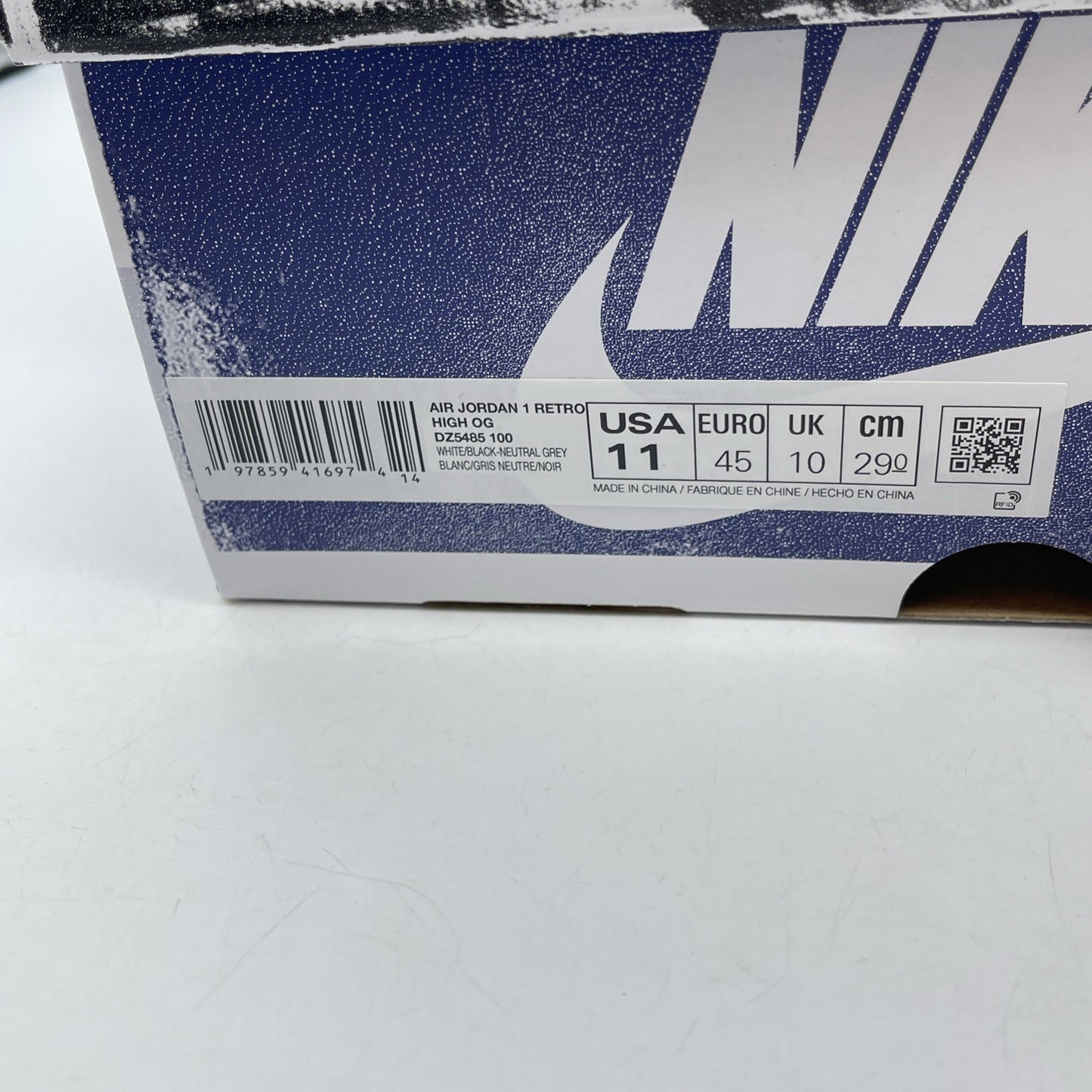 Size 11 - Air Jordan 1 Retro OG High Rare Air Deep Royal Blue (DZ5485-100)