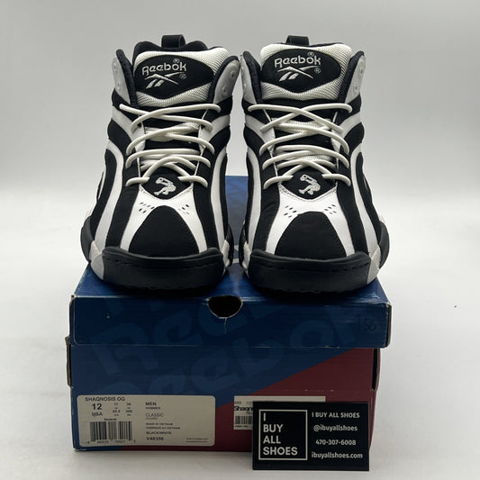Size 12 - Reebok Shaqnosis OG Black White (V48350)