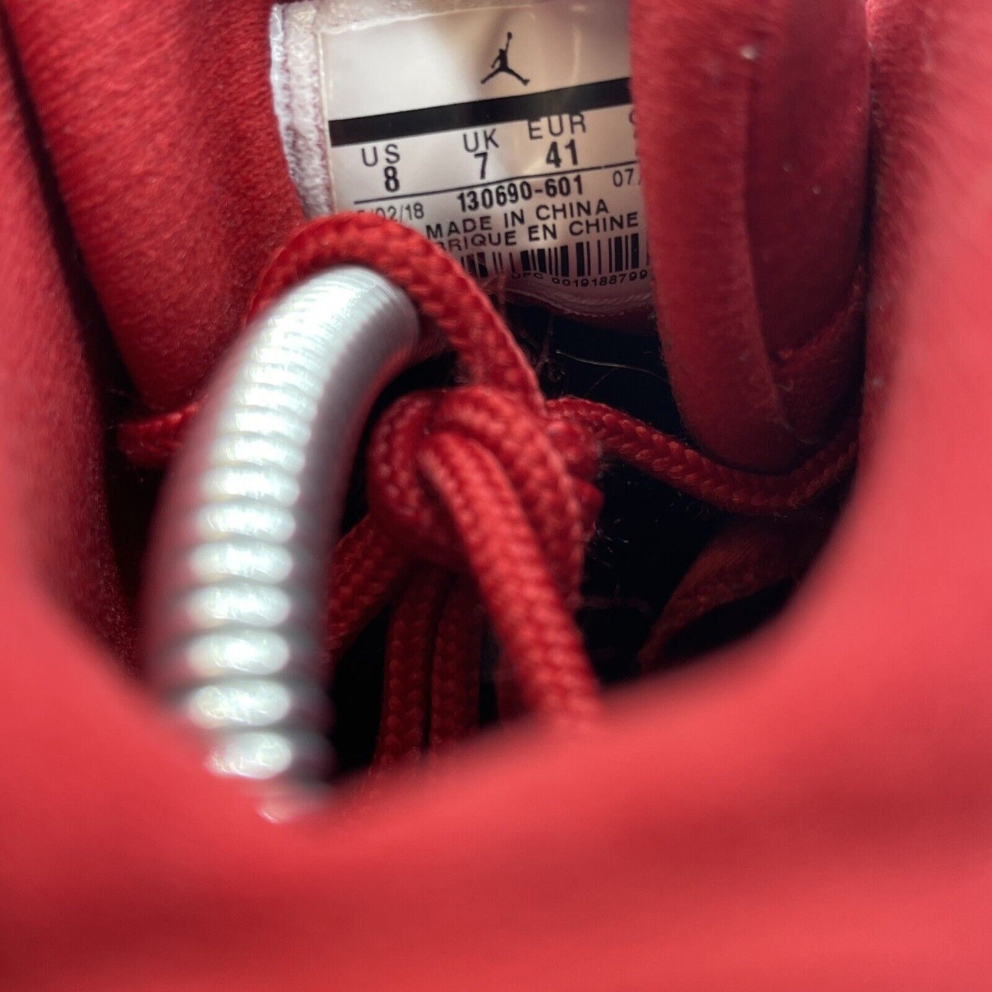 Size 8 - Air Jordan 12 Retro Gym Red Black Suede Leather (130690-601)