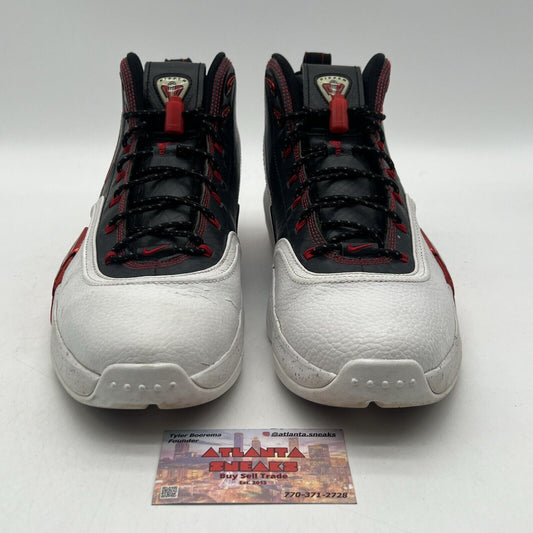 Size 11 - Nike Pippen 6 White - Black White Red Leather (705065-100)