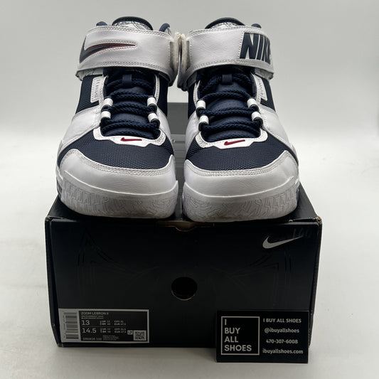 Size 13 - Nike Zoom LeBron 2 Retro 2022 USA (DR0826-100)