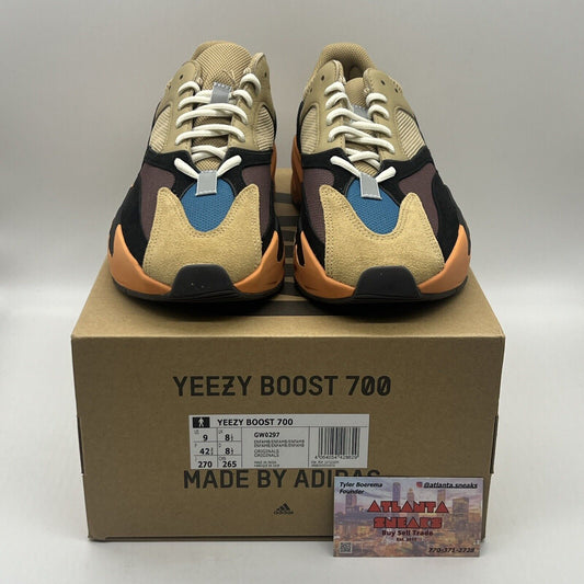 Size 9 - adidas Yeezy Boost 700 Enflame Amber Brand New Og All Orange Black DS