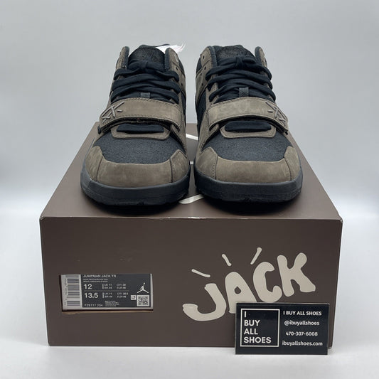 Size 12 - Travis Scott x Jordan Jumpman Jack TR Dark Mocha Suede (FZ8117-204)