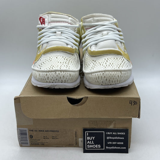 Size 9 - Nike Air Presto x Off-White White 2018 (AA3830-100)