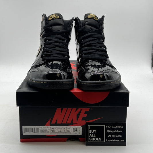 Size 10 - Air Jordan 1 Black 2020 (555088-032)