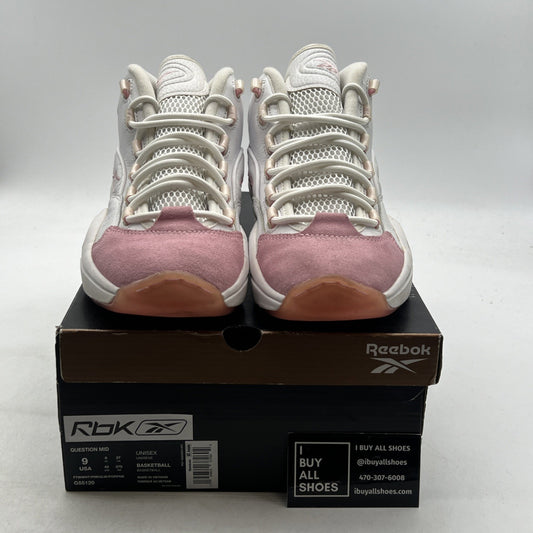 Size 9 - Reebok Question Mid Pink Toe (G55120)