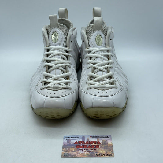 Size 10.5 - Nike Air Foamposite One White-Out Grey Black Leather (314996-100)