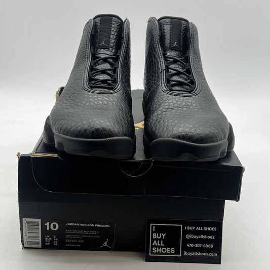 Size 10 - Jordan Horizon Premium Black Croc (822333-010)