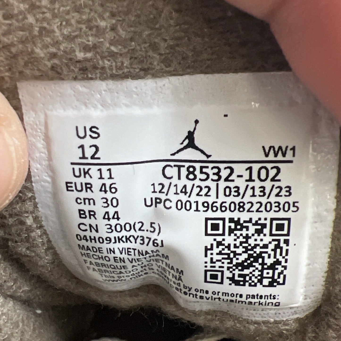 Size 12 - Air Jordan 3 Retro Low Palomino (CT8532-102)