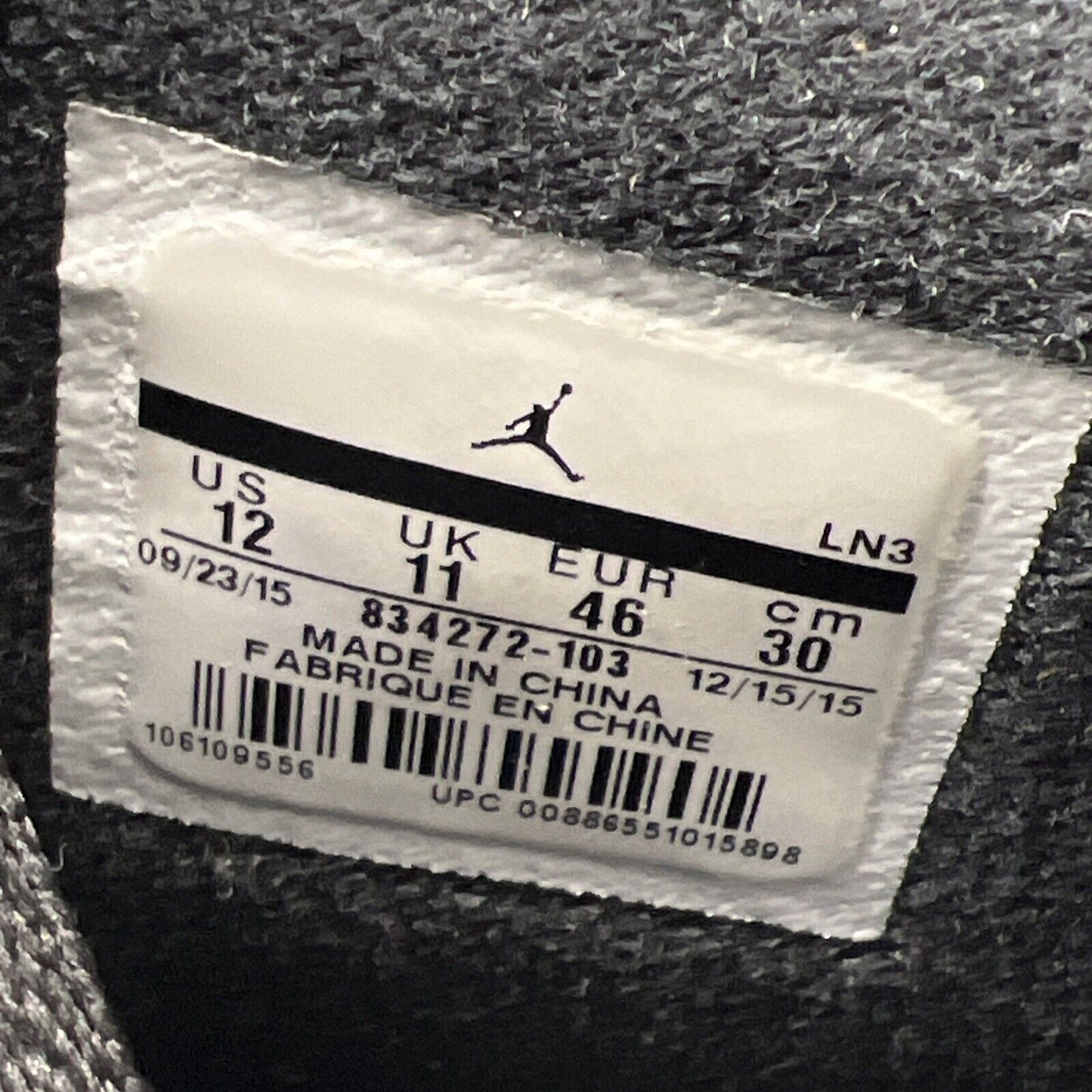 Size 12 - Air Jordan 2 Retro Wing It Black White Grey Leather (834272-103)