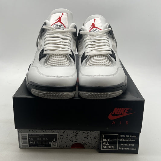 Size 13 - Air Jordan 4 Retro OG 2025 White Cement (FV5029-100)