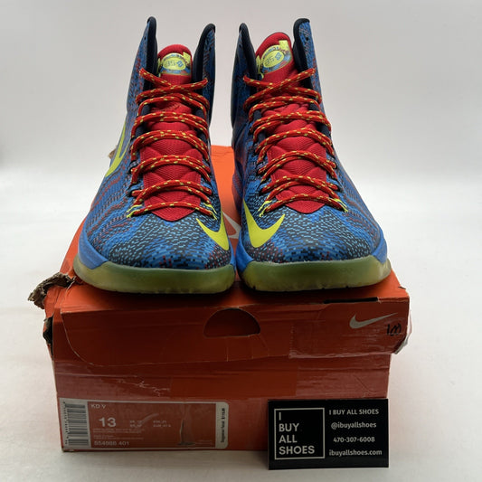 Size 13 - Nike KD 5 Basketball Shoe Christmas (554988-401)