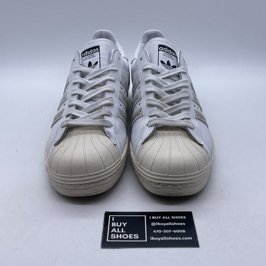 Size 11 - adidas Superstar x Human Made Gears For Futuristic Teen White Leather