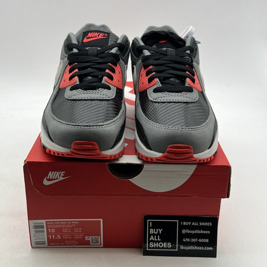 Size 10 - Nike Air Max 90 Premium Carbon Fiber Infrared (HM9432-001)