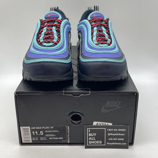 Size 11.5 - Nike Air Max Plus/97 Discover Your Air Blue Black (AV7936-400)