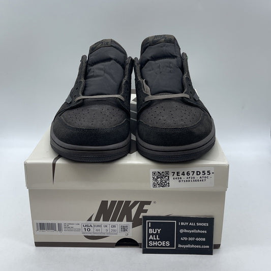 Size 10 - Travis Scott x Air Jordan 1 Retro OG SP Low Velvet Brown (DM7866-202)