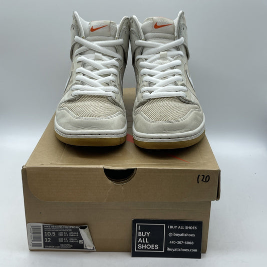 Size 10.5W -Nike Dunk Pro ISO SB High Unbleached Pack Natural (DA9626-100)