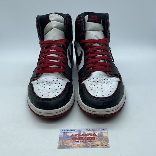 Size 12 - Jordan 1 Retro High OG Bloodline Red Black White Leather (555088-062)