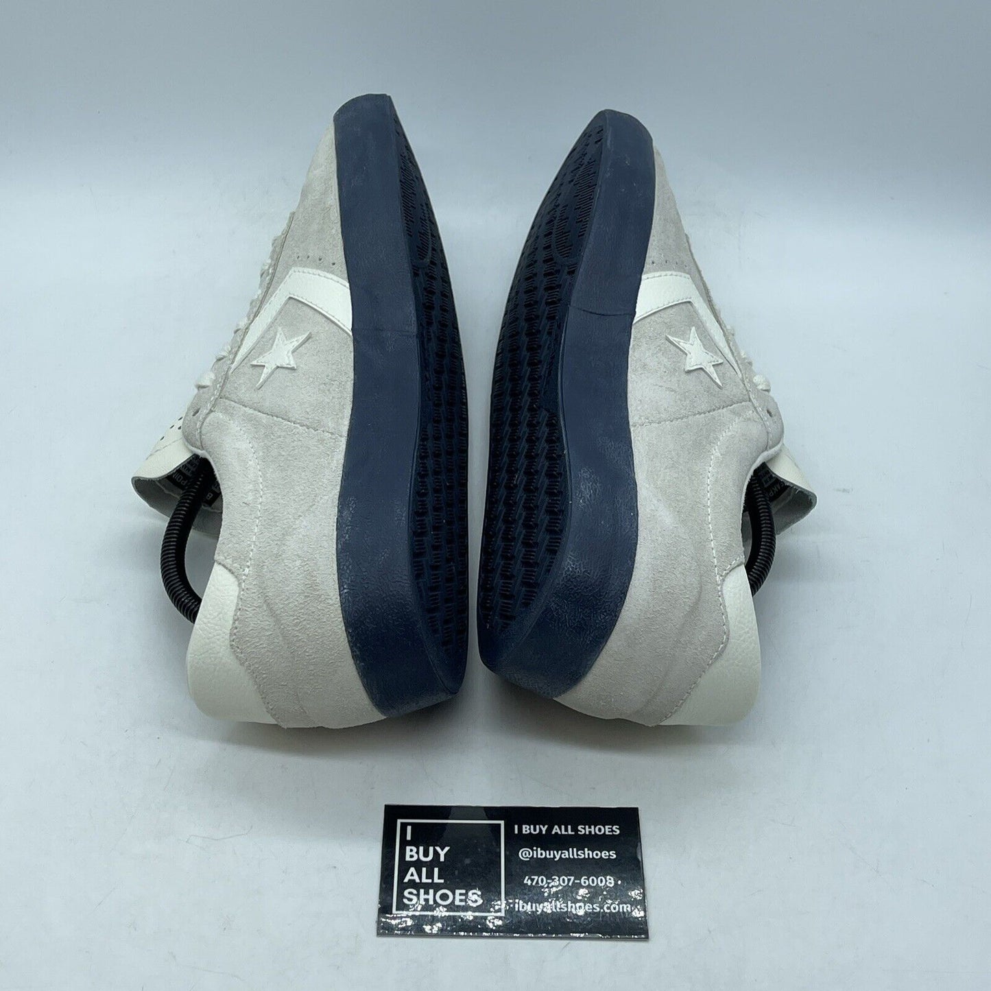 Size 12 - Converse Breakpoint Pro Ox Grey Blue Suede Leather (163255C)