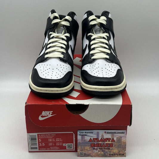 Size 5 - Nike Dunk HighVintage Black Brand New Og All