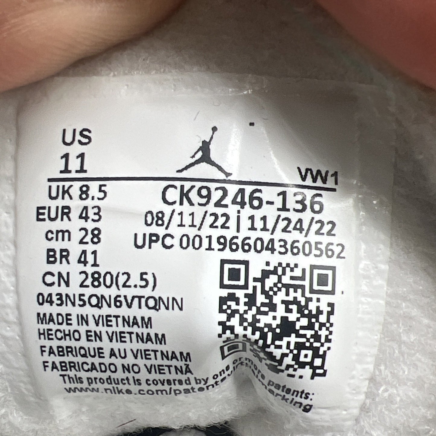 Size 11W - Air Jordan 3 Retro Women's (CK9246-136)