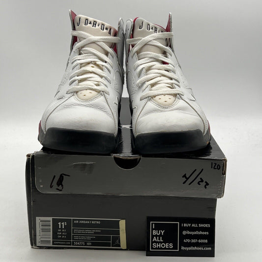 Size 11.5 - Air Jordan 7 Retro 2006 Cardinal (304775-101)