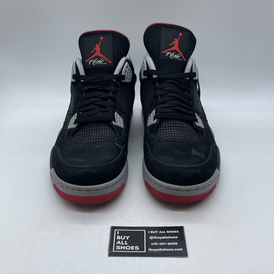 Size 14 - Air Jordan 4 Retro bred release 2012 (308497-089)
