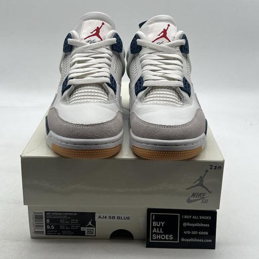 Size 8 - Nike SB x Air Jordan 4 Retro SP Navy (DR5415-100)