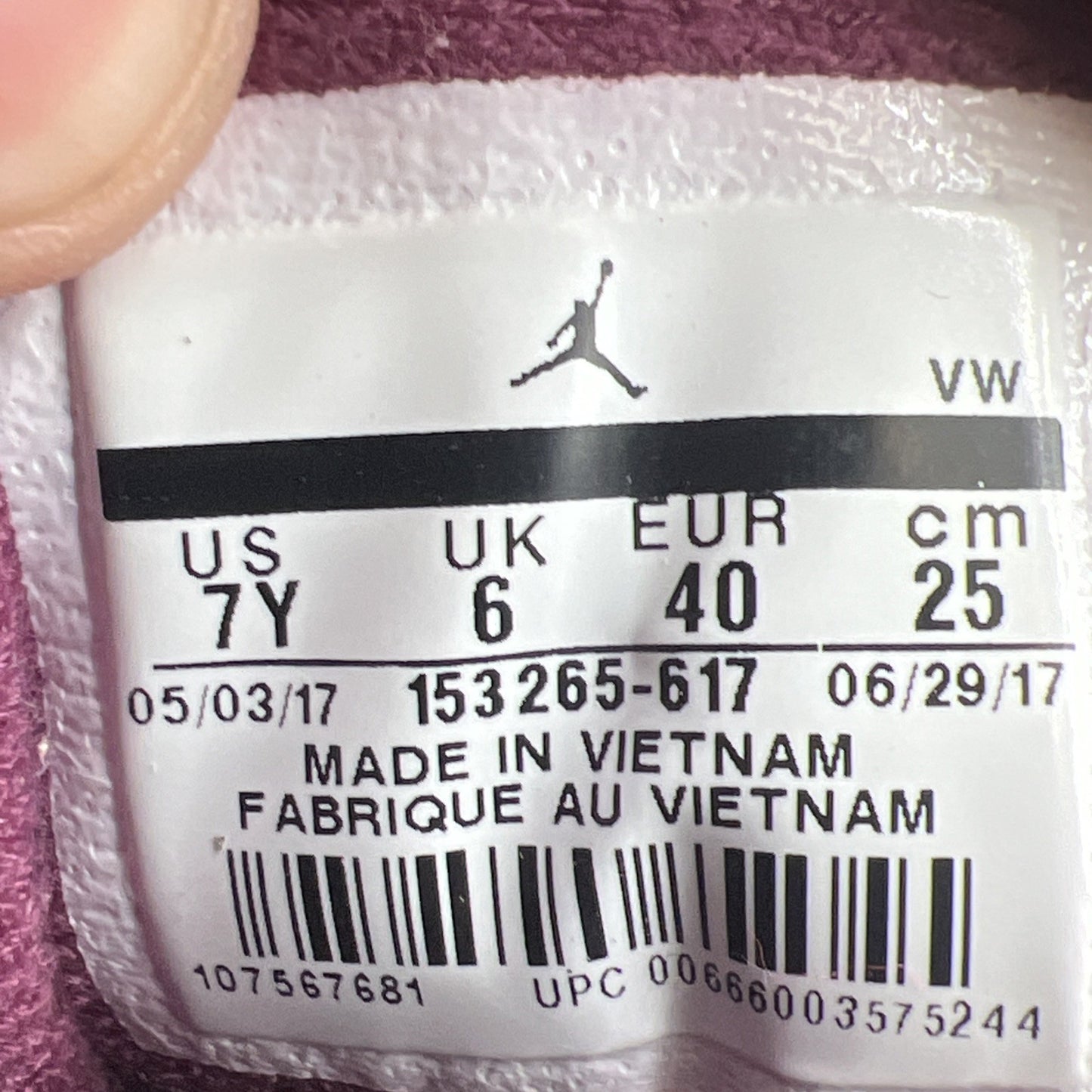 Size 7Y - Air Jordan 12 Red Basketball Shoes Sneakers (153265-617)