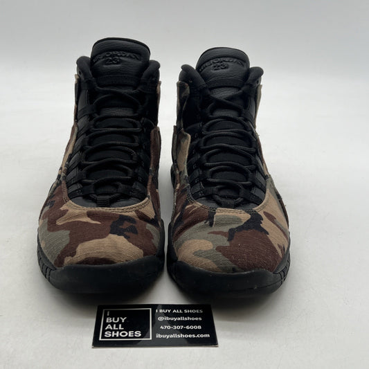 Size 10.5 - Air Jordan 10 Retro Woodland Camo (310805-201)