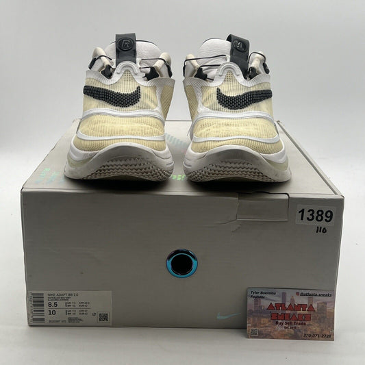 Size 8.5 - Nike Adapt BB 2.0 White Cement (BQ5397-101)